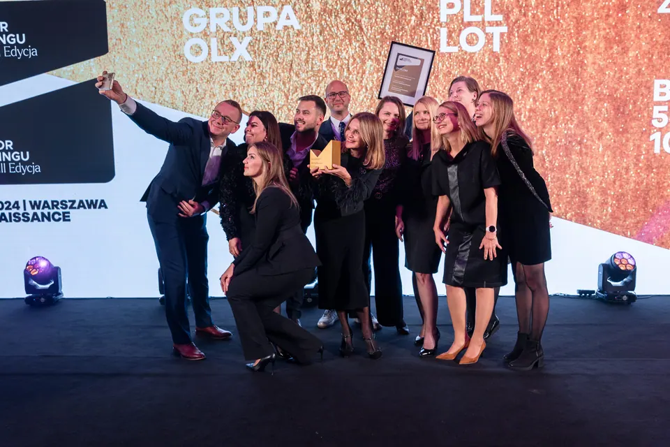 A winning team on the Gala stage