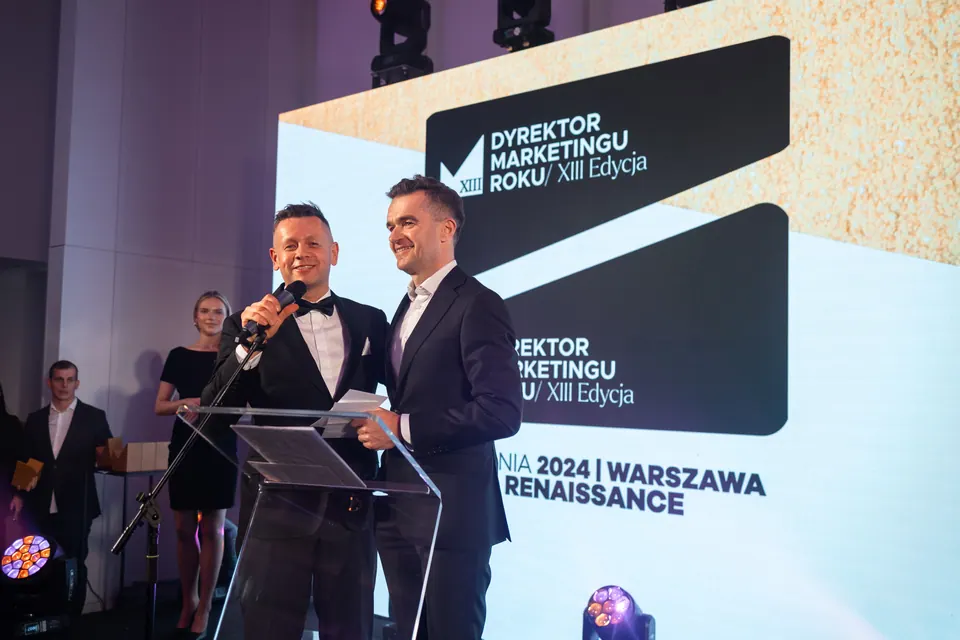 Prowadzący Galę XIII edycji Dyrektor Marketingu Roku w Warszawie