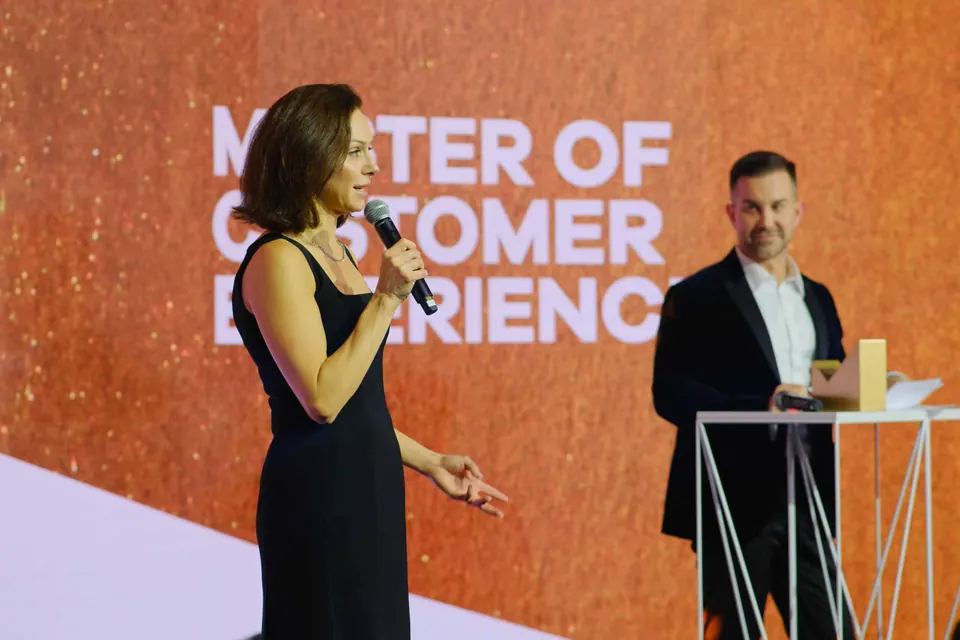 Wręczenie nagrody w kategorii Master of Customer Experience