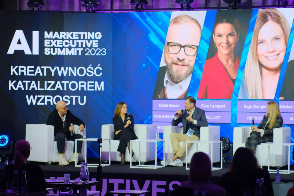 Creativity panel at the AI Marketing Innovation Executive Summit 2023