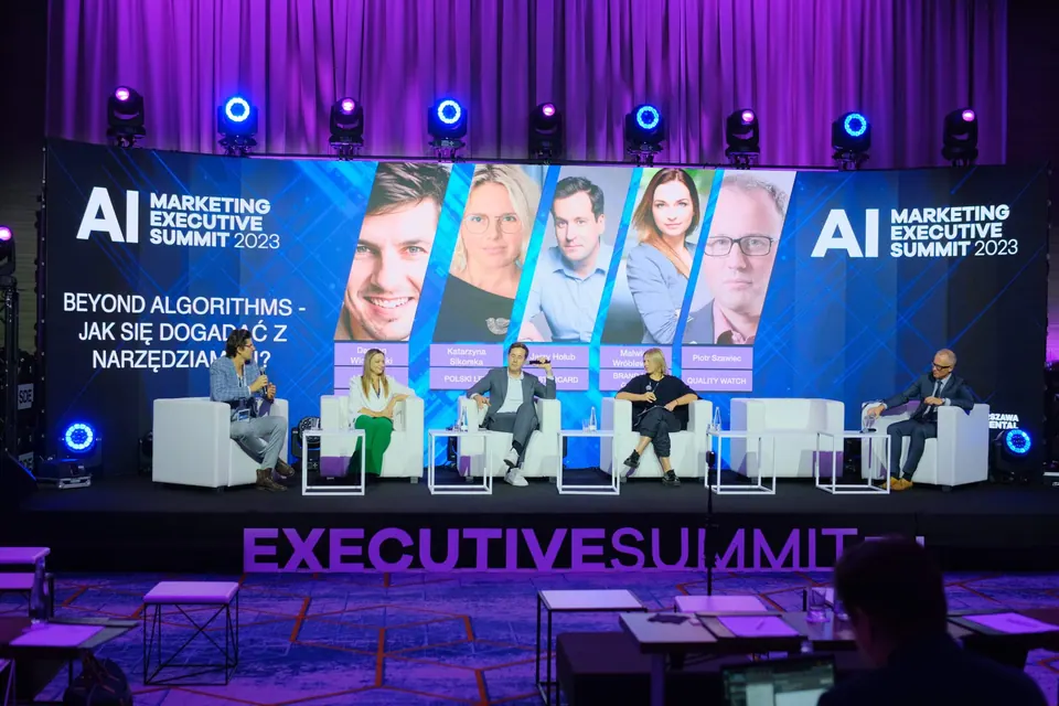 Algorithms panel at the AI Marketing Innovation Executive Summit 2023