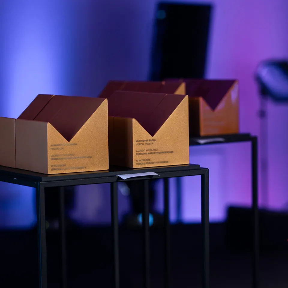 Marketing Director of the Year statuettes before the gala